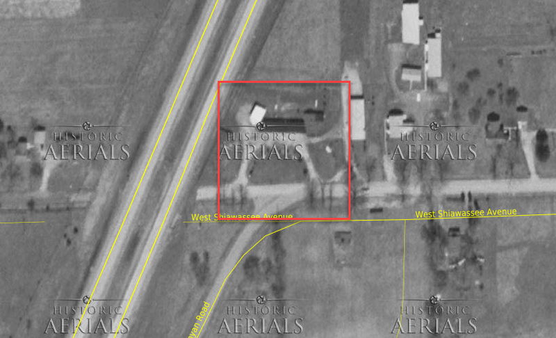 Dream Motel - 1967 Aerial (newer photo)